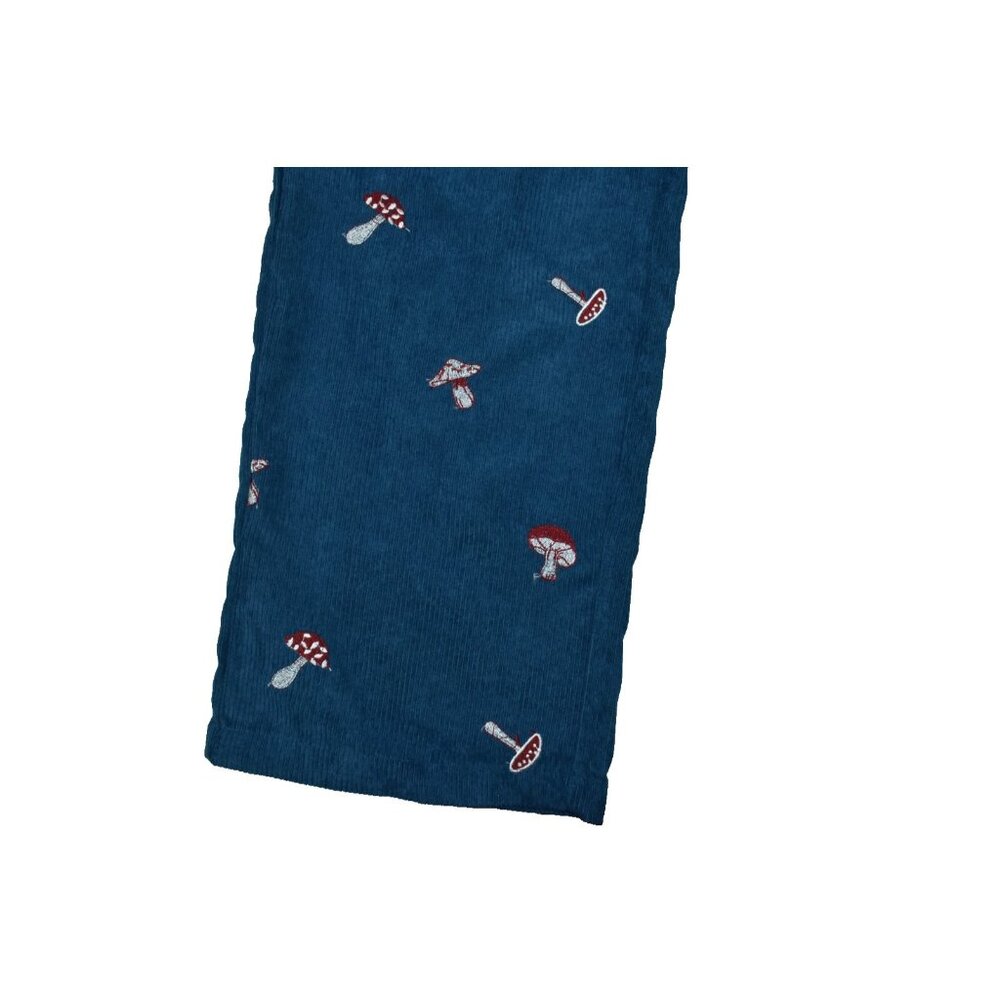 Cider Ditsy Floral Women Pants Size XL Embroidered Corduroy Wide-Leg Trousers - Picture 5 of 15